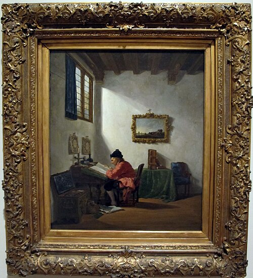 Man at a Desk, 1800, Abraham van Strij