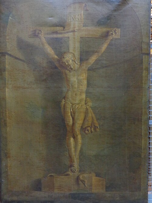 Gekruisigde Christus, 1762, Abraham van Strij