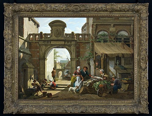 Stadsgezicht, 1819, Abraham van Strij