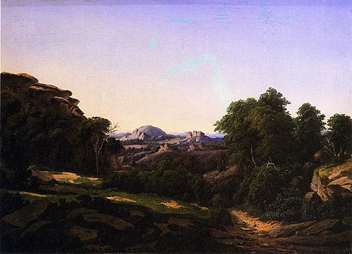 Enchanted Rock near Fredericksburg, 1864, Hermann Lungkwitz