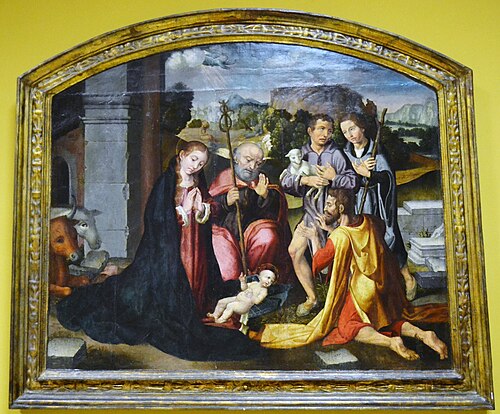 L’Adoration des bergers, 1550, Paolo da San Leocadio