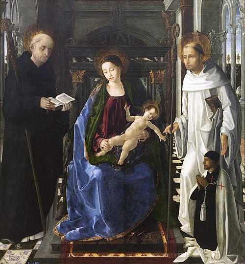 The Virgin of the Knight of Montesa, 1472, Paolo da San Leocadio