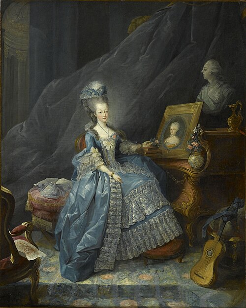 Marie-Thérèse de Savoie, comtesse d'Artois (1756-1805), 1775, Jean-Baptiste André Gautier-Dagoty
