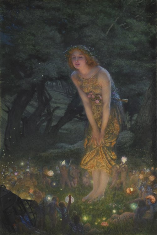 Midsummer Eve, 1908, Edward Robert Hughes