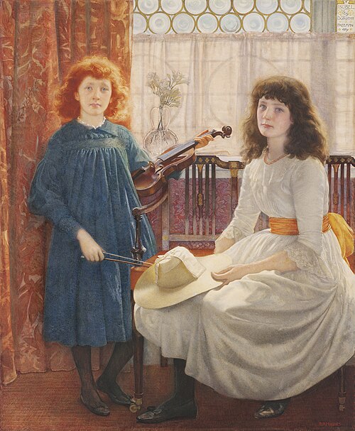 Bell and Dorothy Freeman, 1889, Edward Robert Hughes