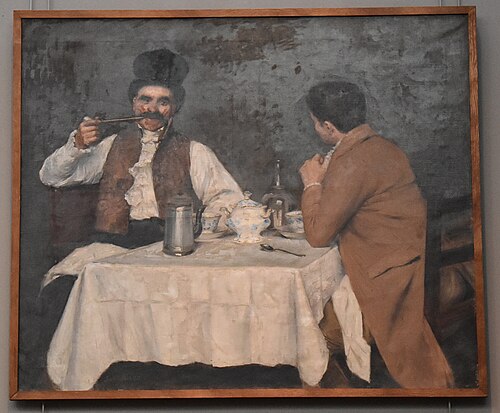 A table, 1900, Guillaume Alaux