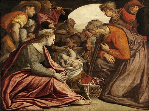 Adoration of the Shepherds, 1580, Anthonie Blocklandt van Montfo