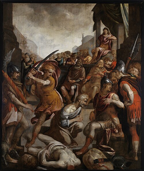 The beheading of St. James the Great, 1569, Anthonie Blocklandt van Montfo