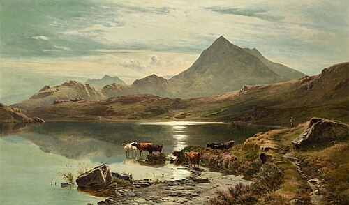 Llyn y Cwn Flynnon, North Wales, , Sidney Richard Percy