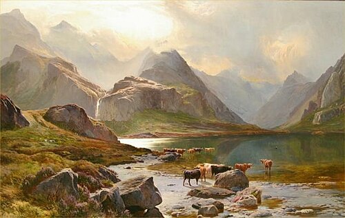 Loch Coruisk, Isle of Skye, 1874, Sidney Richard Percy