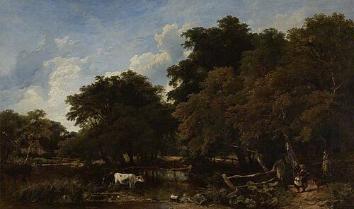The Old Mill, 1846, Sidney Richard Percy