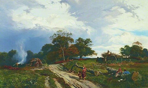 The Charcoal Burners, 1858, Sidney Richard Percy