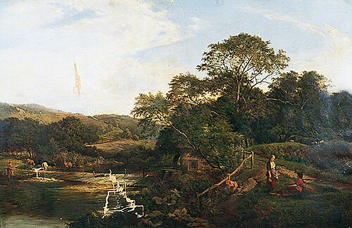 A Mill near Dorking, 1859, Sidney Richard Percy
