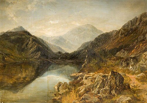 View of Snowdon, , Sidney Richard Percy