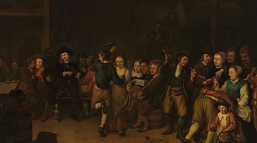Smack hands, 1671, Cornelis de Man