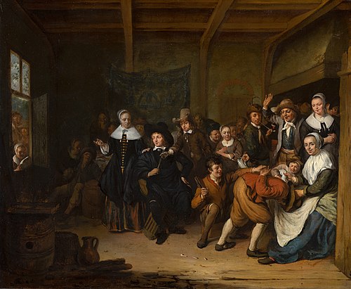 'La Main Chaude' ('Hot Cockles'), 1660, Cornelis de Man