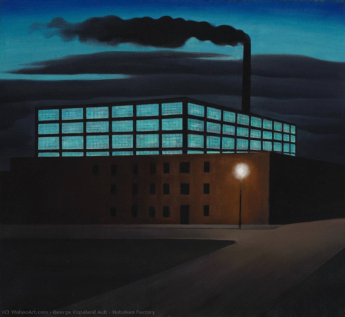 Hoboken Factory, 1932, George Ault