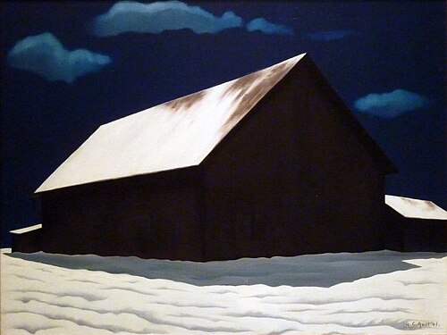 January Full Moon, 1941, George Ault