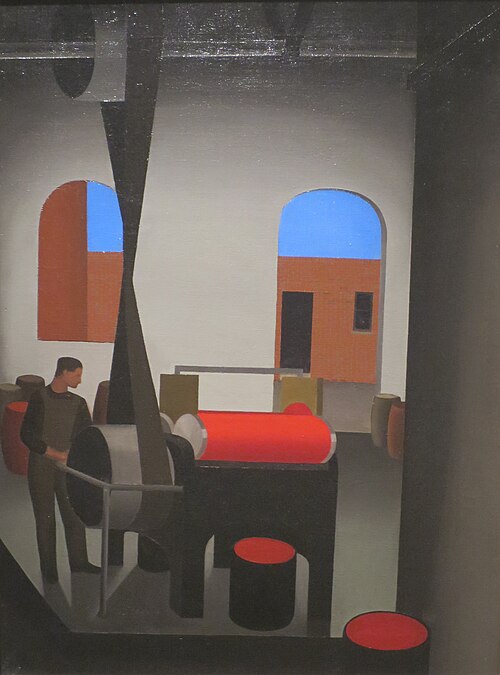 The Mill Room, 1923, George Ault