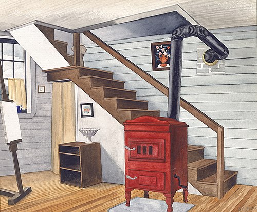 Studio Interior, 1938, George Ault