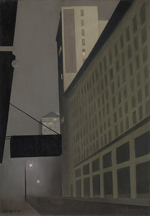New York Night, No. 2, 1921, George Ault