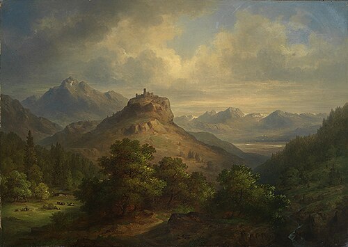 Burg Landeck in Tirol, , Theodor Verhas