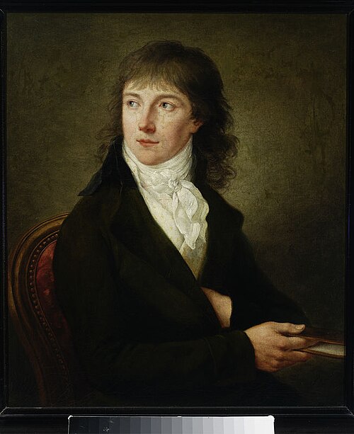 Portrait d'un jeune homme, 1796, Józef Wall