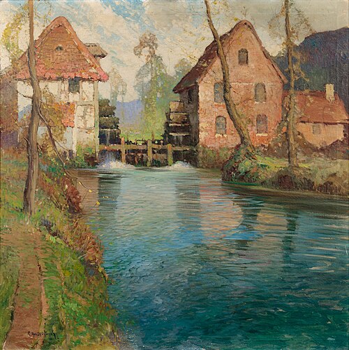 River Scene, , George Ames Aldrich