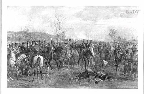 Schlachtenbild, 1872, Siegmund l'Allemand