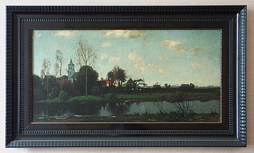 Dorpje en boerderij., 1912, Paul Bodifée
