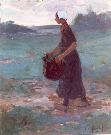 Manddragende boerin, 1905, Paul Bodifée