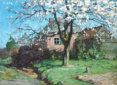 Bloeiende_kersenboom, 1900, Paul Bodifée