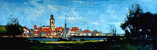 Gezicht op Deventer, 1900, Paul Bodifée