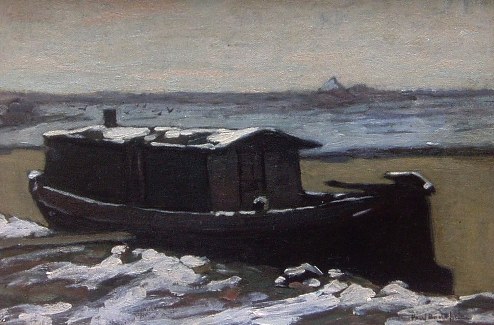 Woonbootje, 1900, Paul Bodifée