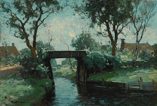 Slootje_in_Giethoorn, 1900, Paul Bodifée