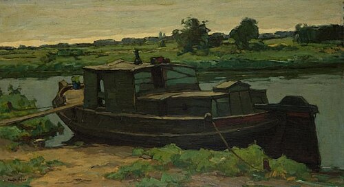Oude schuit, 1900, Paul Bodifée