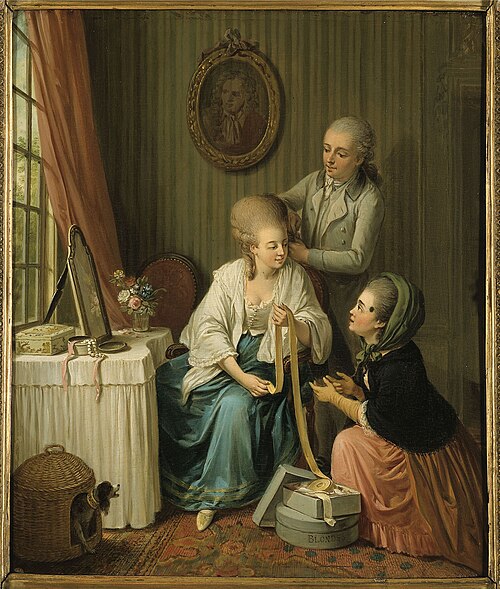 La Marchande de rubans, 1750, Sigmund Freudenberger