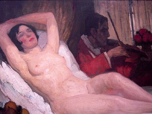 Le Délassement, 1920, Fernand Allard l'Olivier