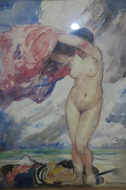 Le coup de vent, 1910, Fernand Allard l'Olivier