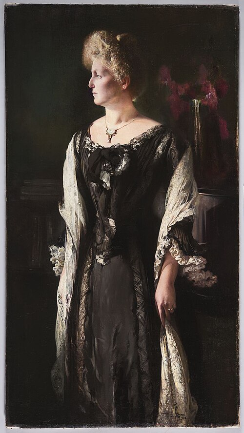 Portrait of Sophie Wolfers, 1903, Firmin Baes