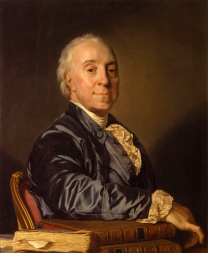 Porträt des Joseph de Lassone (1717-1788), 1750, Joseph-Siffred Duplessis