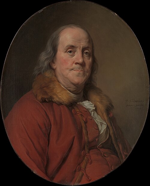Benjamin Franklin, 1778, Joseph-Siffred Duplessis