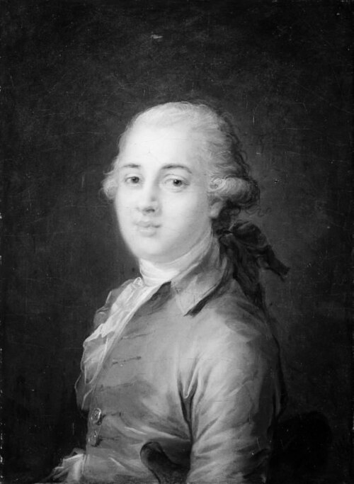 Portrait of Louis XVIII, when comte de Provence ?, 1771, Joseph-Siffred Duplessis