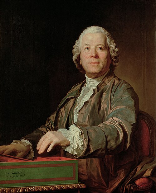 Cristoph Wilibald von Gluck at the Spinet, 1775, Joseph-Siffred Duplessis
