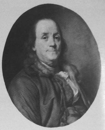 Portrait de Benjamin Franklin, 1790, Joseph-Siffred Duplessis