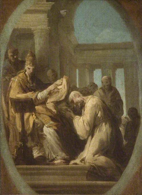 Unidentified Papal Ceremony, 1746, Joseph-Siffred Duplessis