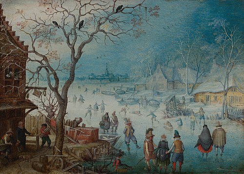 Paysage d'hiver, 1610, Christoffel van den Berghe