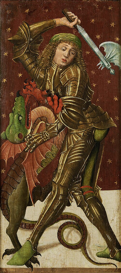 Hl. Georg als Drachentöter, 1490, Simon von Taisten