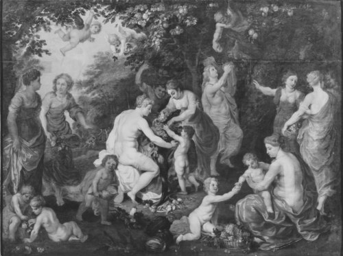 Nymphs, Satyrs and Cupids, 1660, Jan Balen