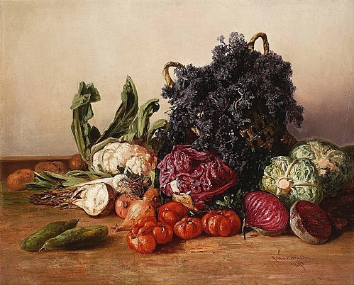 Vegetables., 1892, Franciszek Wastkowski